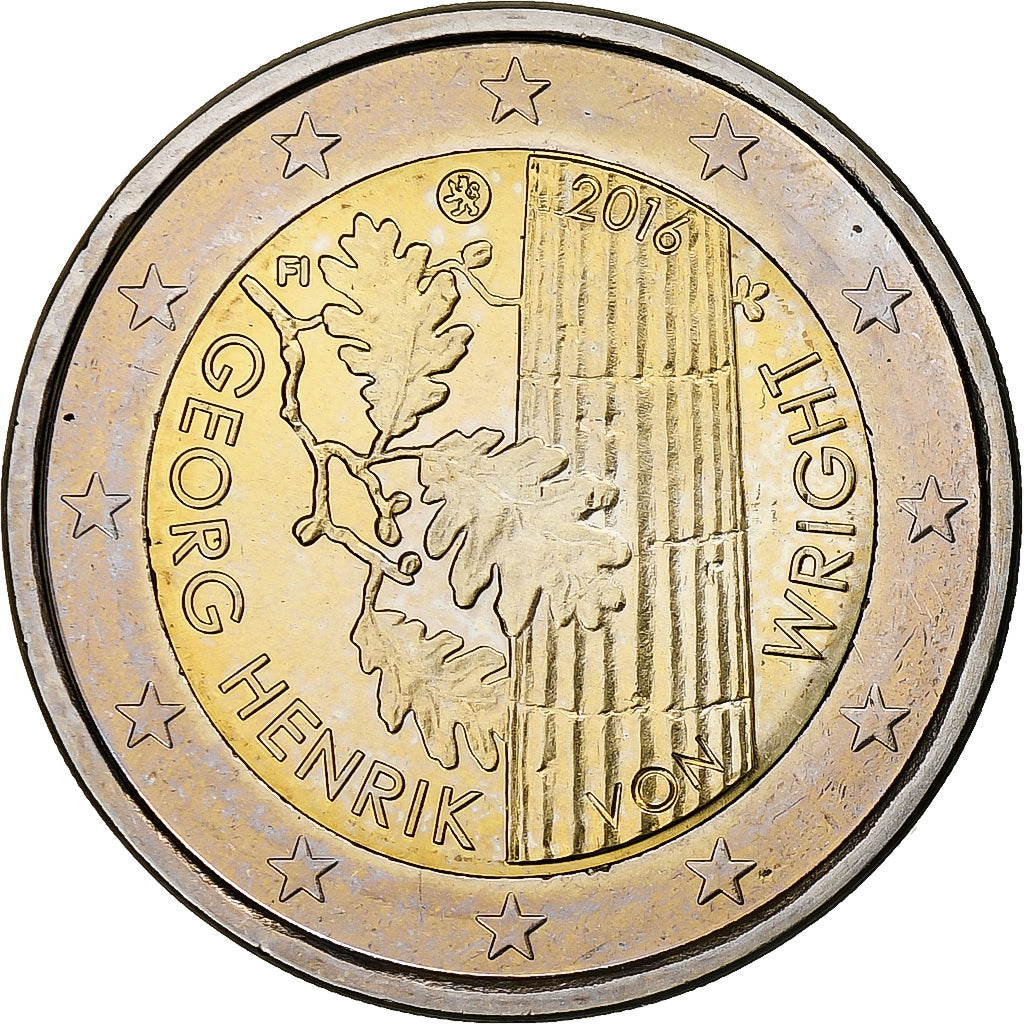 Fínsko,
2 eurá,
Georg Henrik