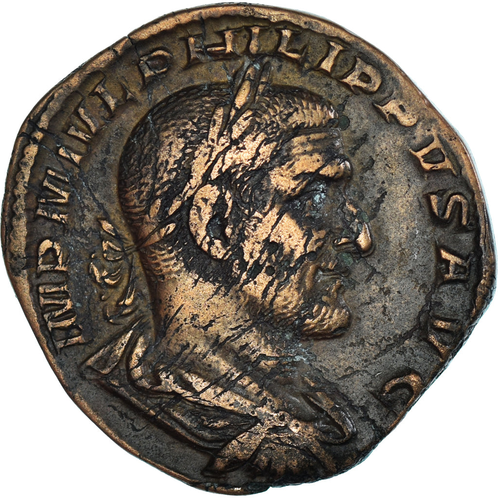 minca,
Filip I.
Sestertius