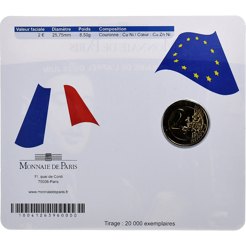 Francúzsko,
2 eurá,
Apple 18. júna