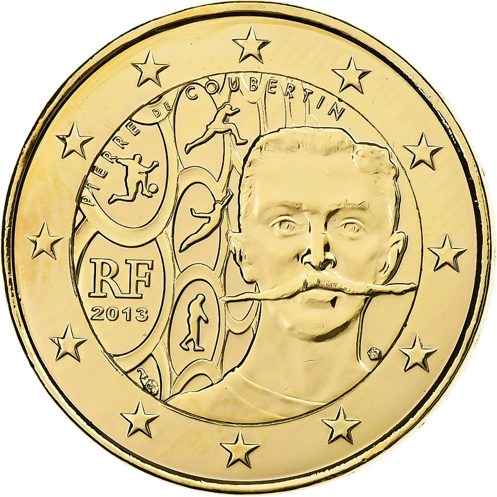 Francúzsko,
2 eurá,
Fantasieprägung .Dorée