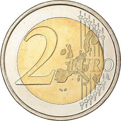 Fínsko, 
  
  2 eurá, 
  
  60. Jahrestag
