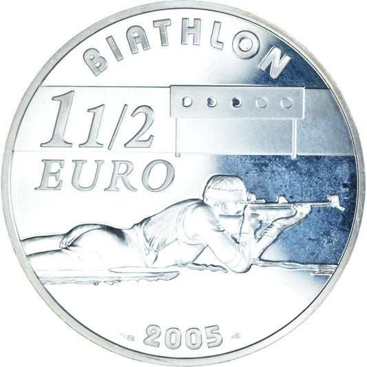 Francúzsko,
 
 biatlon,
 
 1-1/2 eura