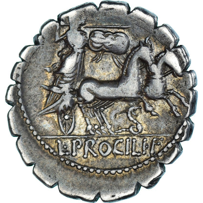 minca, 
  
  Procilia, 
  
  Serratus denár