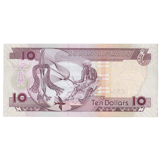 bankovka,
 
 Šalamúnove ostrovy,
 
 10 dolárov