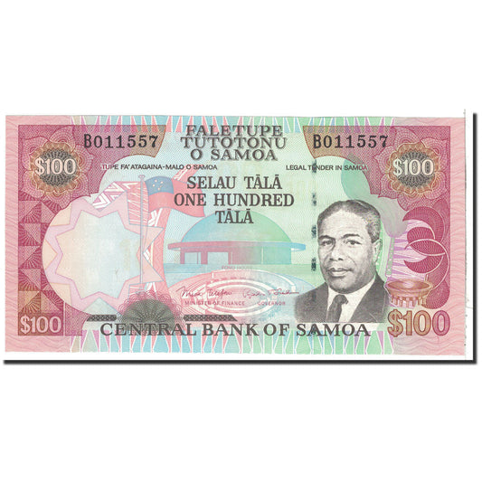bankovka,
 
 západná Samoa,
 
 100 tali
