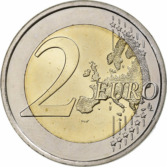 Fínsko, 
  
  2 eurá, 
  
  Vlajka Európskej únie