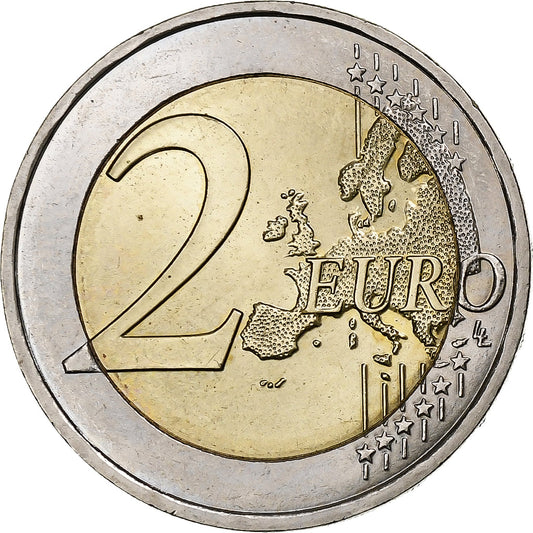 Francúzsko,
 
 2 eurá,
 
 Štylizovaný Baum