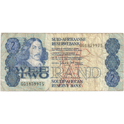 Južná Afrika,
 
 2 Rand,
 
 KM: 118 c