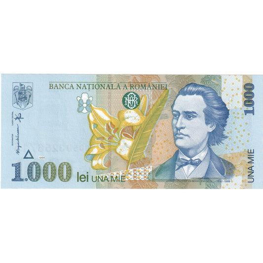 Rumunsko,
 
 1000 lei,
 
 UNC(65-70)