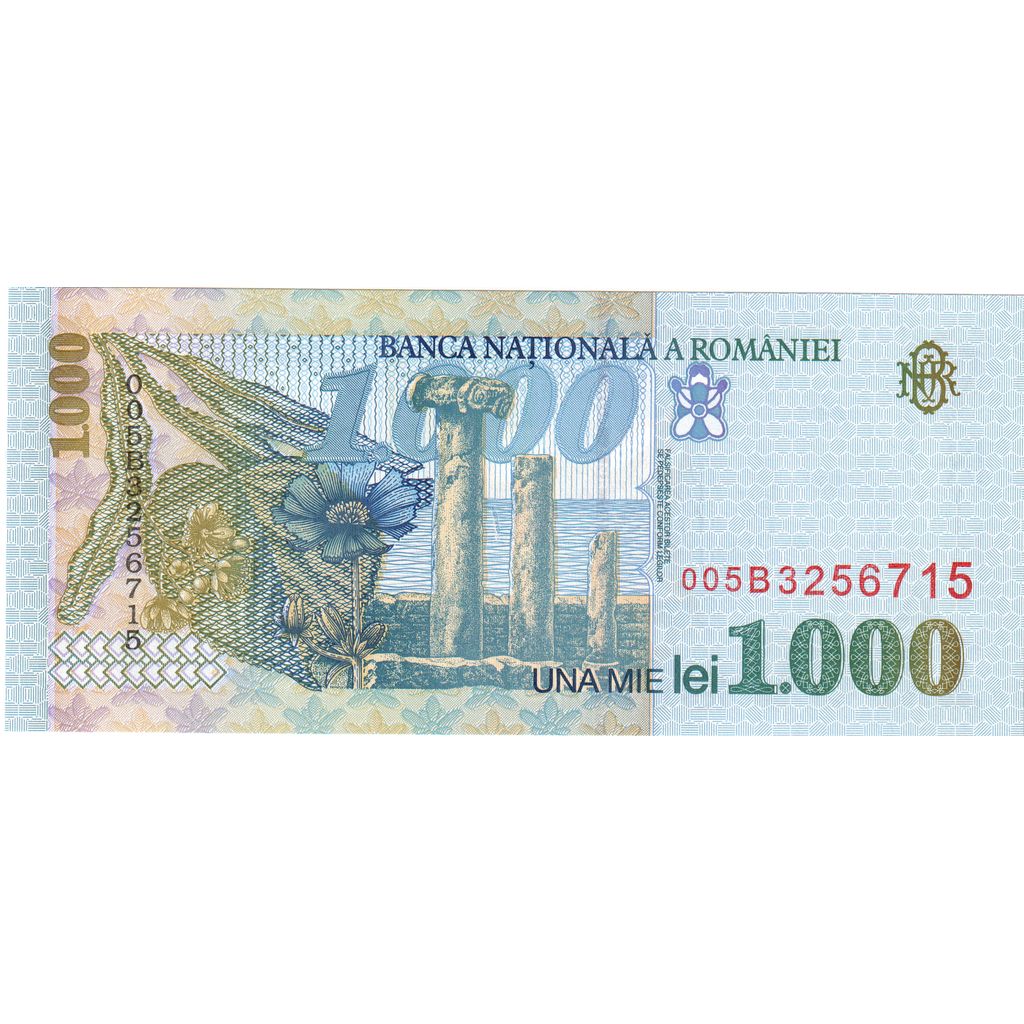 Rumunsko,
 
 1000 lei,
 
 UNC(65-70)