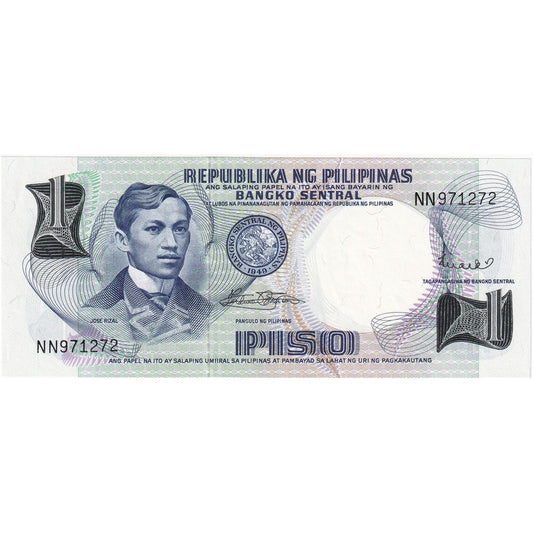 Filipíny,
 
 1 libra,
 
 UNC(65-70)