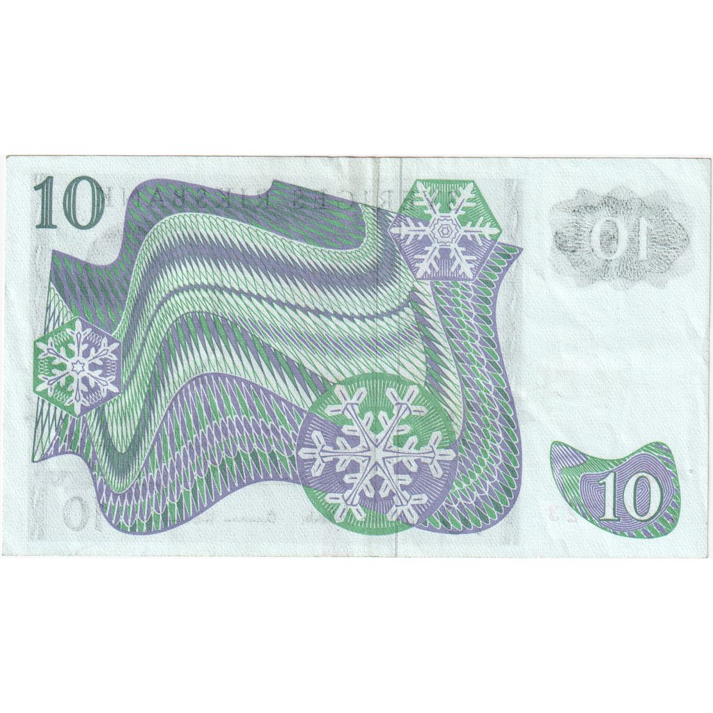 Švédsko,
 
 10 korún,
 
 PE (40-45)