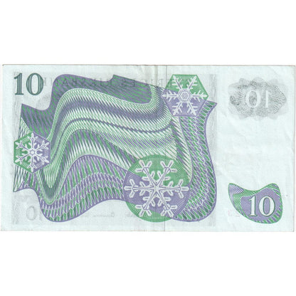 Švédsko,
 
 10 korún,
 
 PE (40-45)
