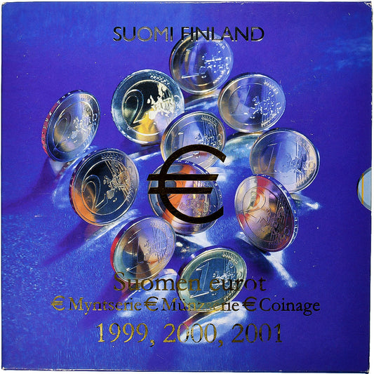 Fínsko, 
  
  Setze 1 ct. - 2 eurá, 
  
  FDC