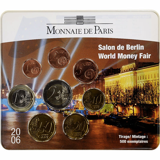 Francúzsko,
 
 1 cent za 2 eurá,
 
 Svetový peňažný veľtrh Salon de Berlin