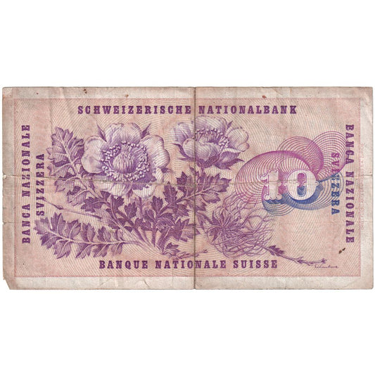 Švajčiarsko,
 
 10 Frankena,
 
 15. januára 1969