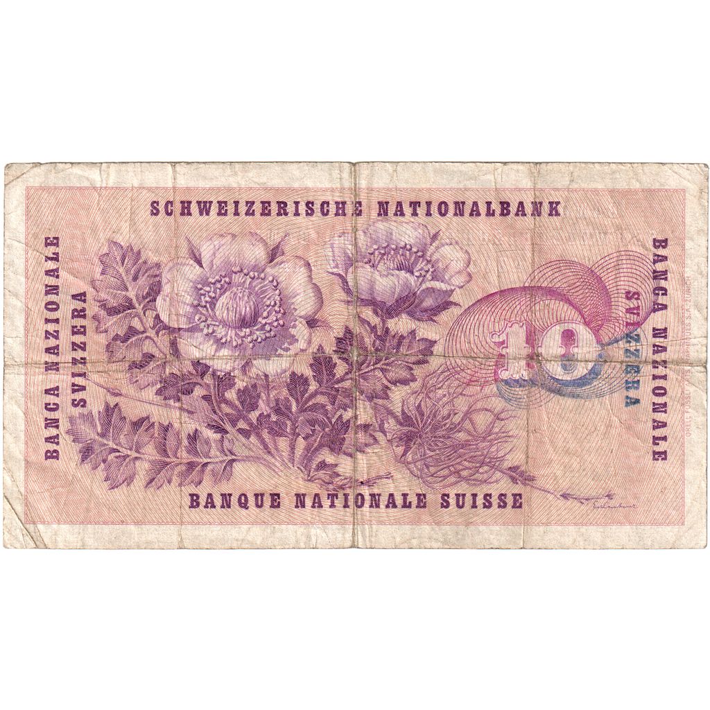 Švajčiarsko,
 
 10 Frankena,
 
 26. októbra 1961