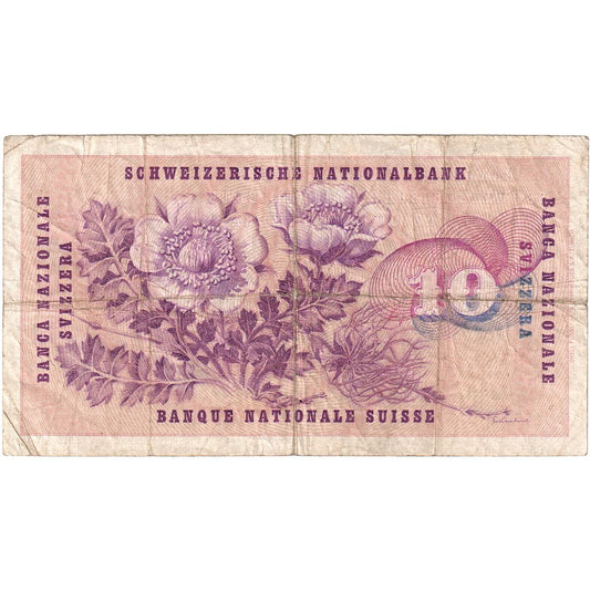 Švajčiarsko,
 
 10 Frankena,
 
 26. októbra 1961