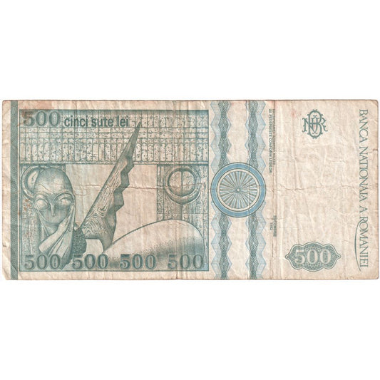 Rumunsko,
 
 500 lei,
 
 VF (30-35)