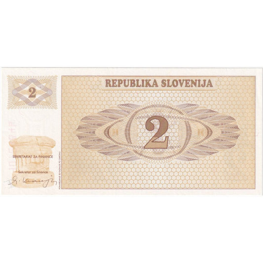 Slovinsko,
 
 2 (Tolarjew),
 
 UNC(65-70)