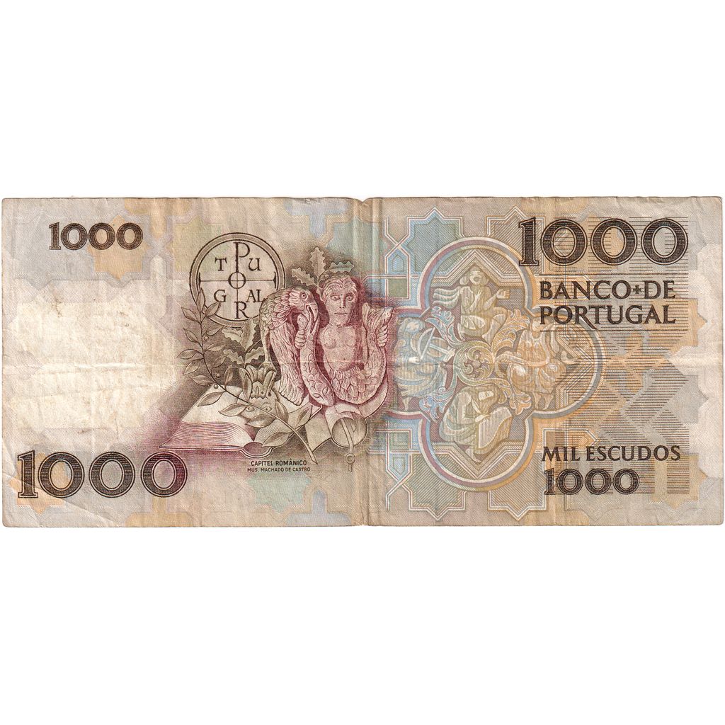 Portugalsko, 
  
  1000 escudo, 
  
  26. februára 1987
