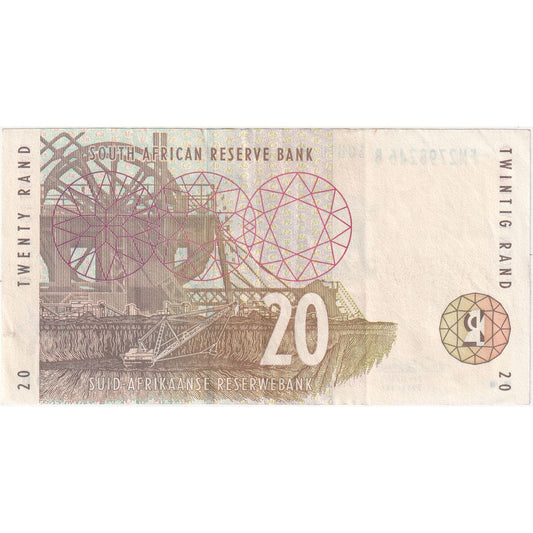 Južná Afrika,
 
 20 randov,
 
 UA(55-58)