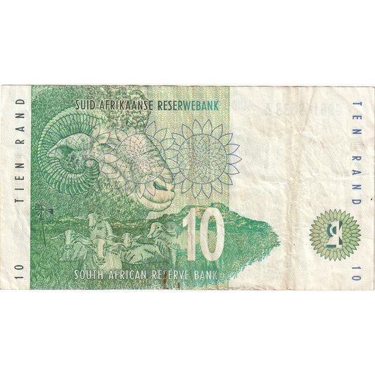 Južná Afrika,
 
 10 randov,
 
 WF (40-45)