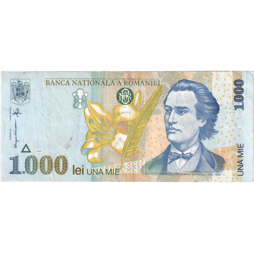 Rumunsko,
 
 1000 lei,
 
 PE (40-45)