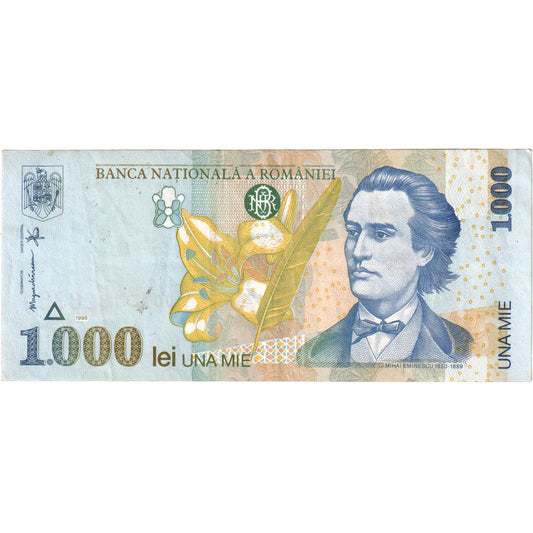 Rumunsko,
 
 1000 lei,
 
 PE (40-45)