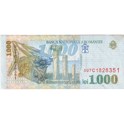 Rumunsko,
 
 1000 lei,
 
 PE (40-45)