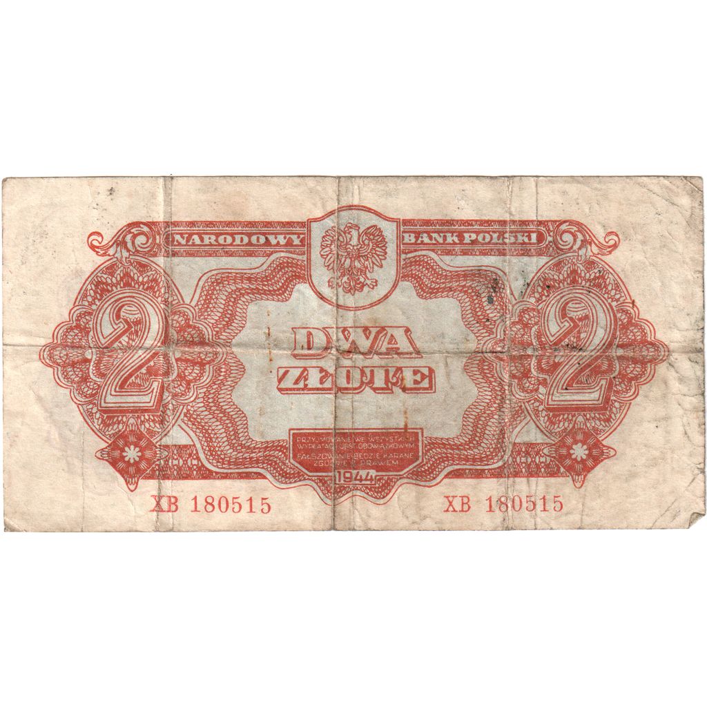 Poľsko,
 
 2 zloté,
 
 VF (20-25)