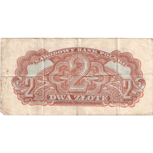 Poľsko,
 
 2 zloté,
 
 VF (20-25)
