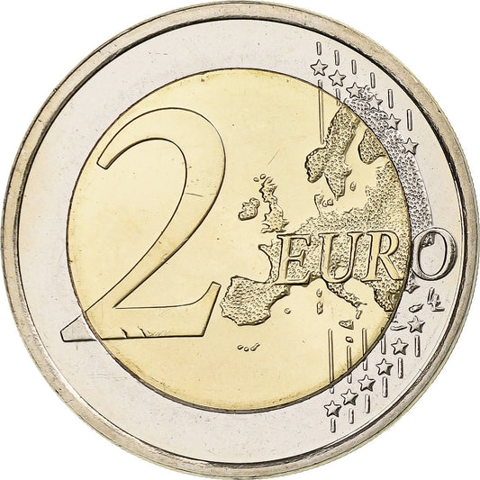 Fínsko, 
  
  2 eurá, 
  
  30 rokov pred Drapeau de l'UE