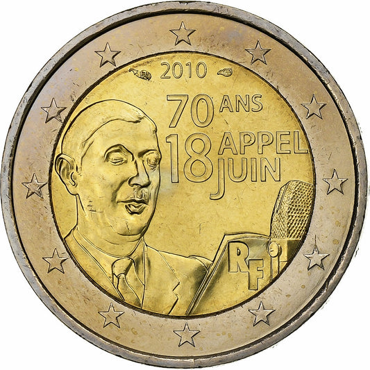 Francúzsko,
 
 2 eurá,
 
 Antrag vom 18. júna