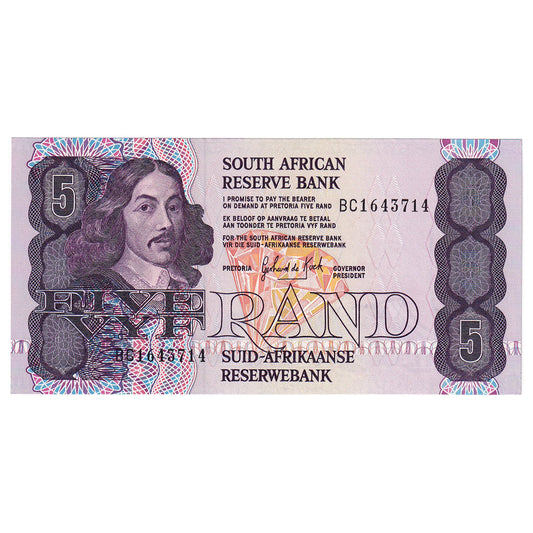 Južná Afrika,
 
 5 randov,
 
 UNC(65-70)