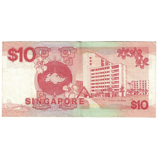 bankovka,
 
 singapur,
 
 10 dolárov