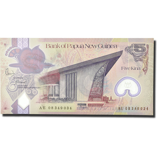 bankovka,
 
 Papua Nová Guinea,
 
 5 Čína
