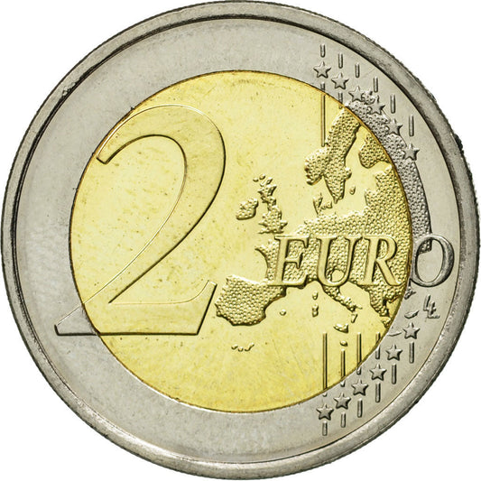 Fínsko, 
  
  2 eurá, 
  
  10-ročné Jubiläum der Euro-Münzprägung