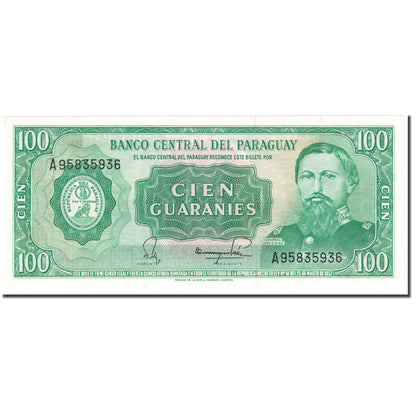 bankovka,
 
 Paraguaj,
 
 záruka 100