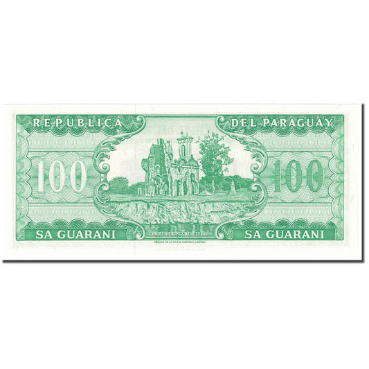 bankovka,
 
 Paraguaj,
 
 záruka 100
