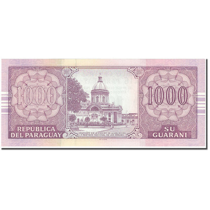 bankovka,
 
 Paraguaj,
 
 záruka 1000