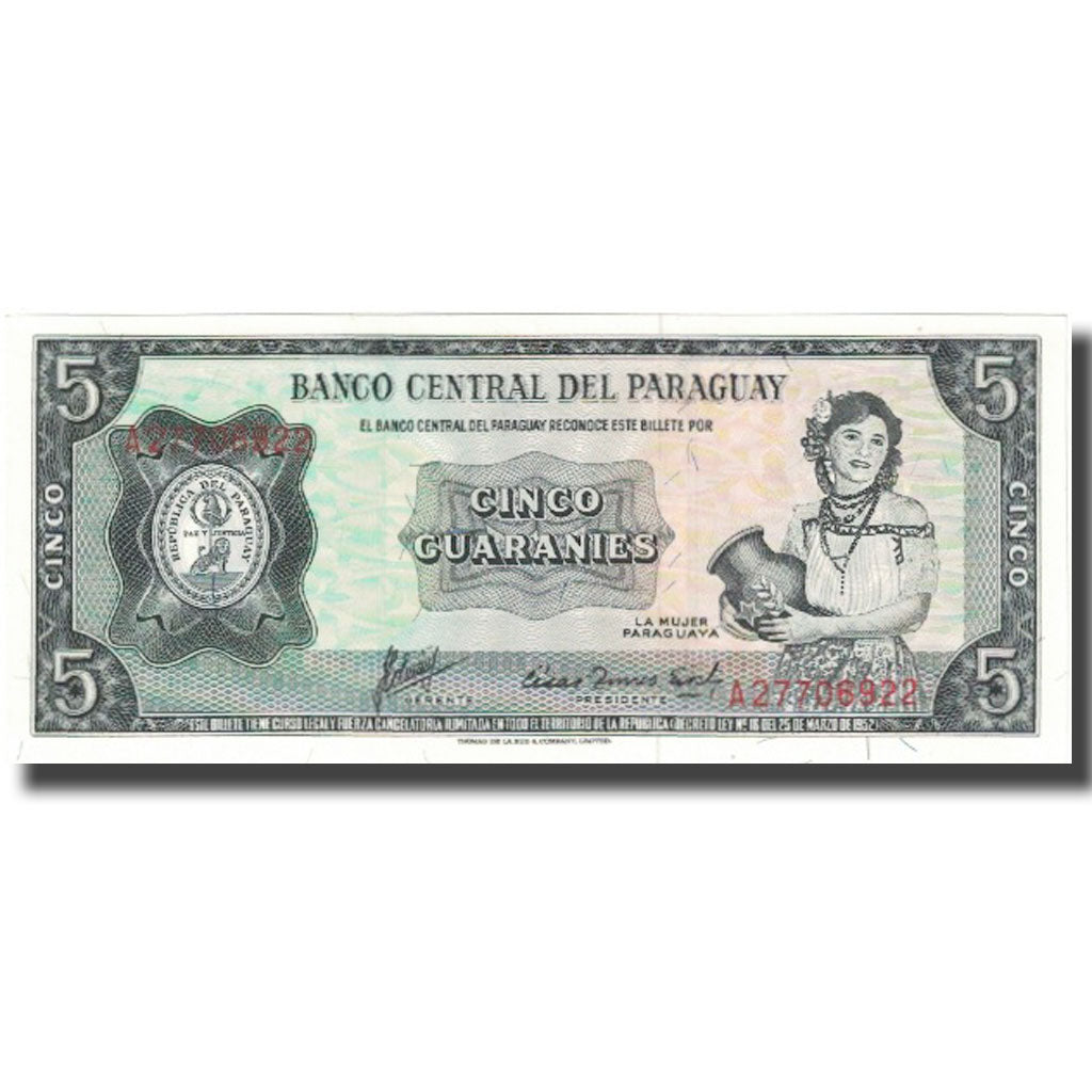 bankovka,
 
 Paraguaj,
 
 5 záruk