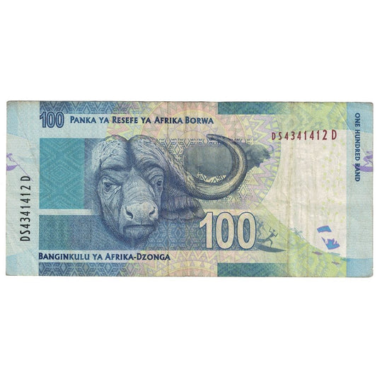 bankovka,
 
 Južná Afrika,
 
 100 randov