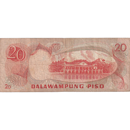 bankovka,
 
 Filipíny,
 
 20 Pis